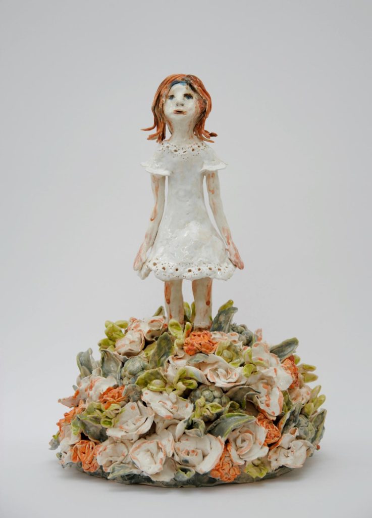 Frederike – Höhe 39 cm, glazed ceramic, 2010