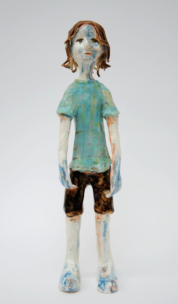 Moritz I – 37 x 10 x 9 cm, galzed ceramic, 2010