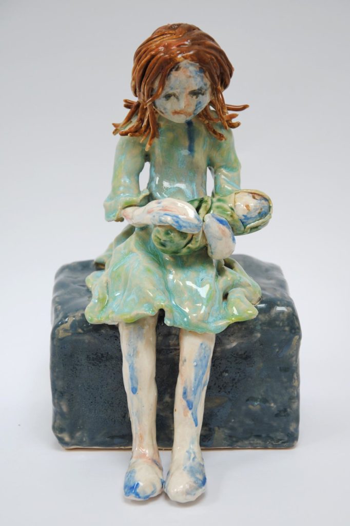 Maria – Höhe 24 cm, glazed ceramic, 2012