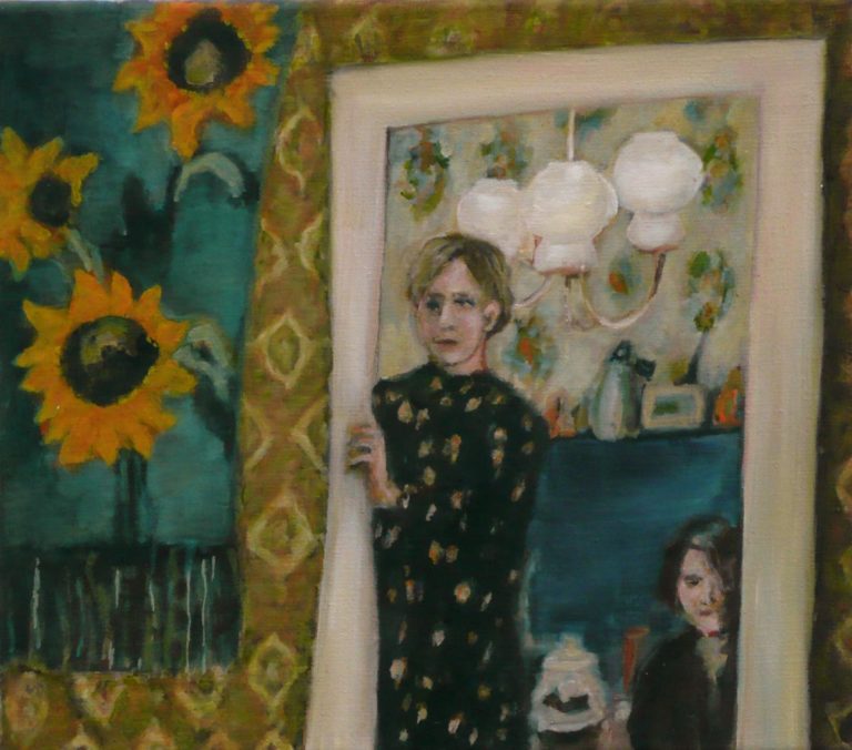 Sonnenblumen – 27 x 31 cm, oil on canvas, 2012