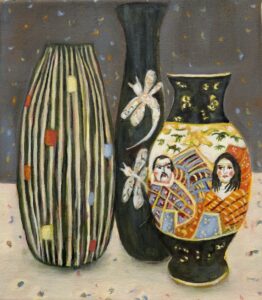 Vase No. 5,  oil on canvas, 29 x 25 cm, 2025